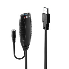 Lindy 10m USB 3.0 Active Extension - Reliable, High-Speed Connectivity (43156)